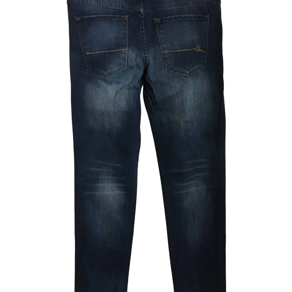 Pierre Cardin Jeans Classic Denim Slim Tapered 32x34 Button Fly 5 Pocket Design